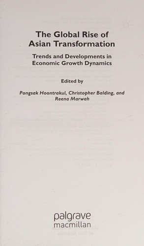 Cover for The global rise of Asian transformation
