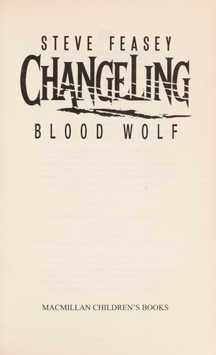Cover for Blood wolf