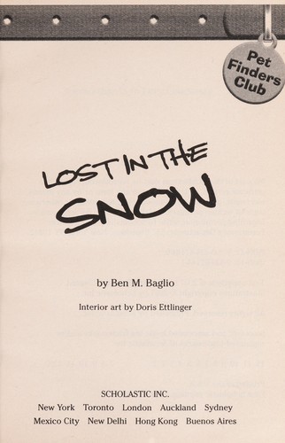 Cover for Lost in the snow