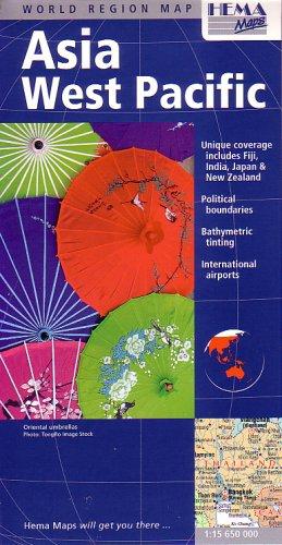 Cover for Asia Pacific World Region Map by Hema