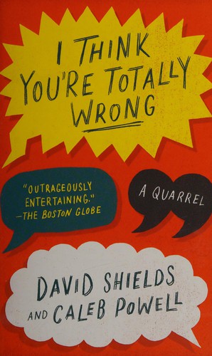 Cover for I think you're totally wrong