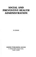 Cover for Social and Preventive Health Administration