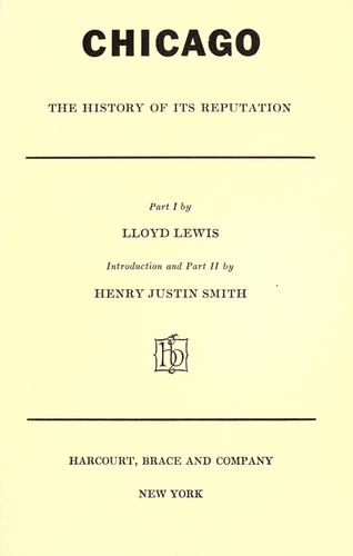 Cover for Chicago