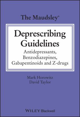 Cover for Maudsley Deprescribing Guidelines