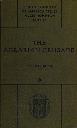 Cover for The agrarian crusade