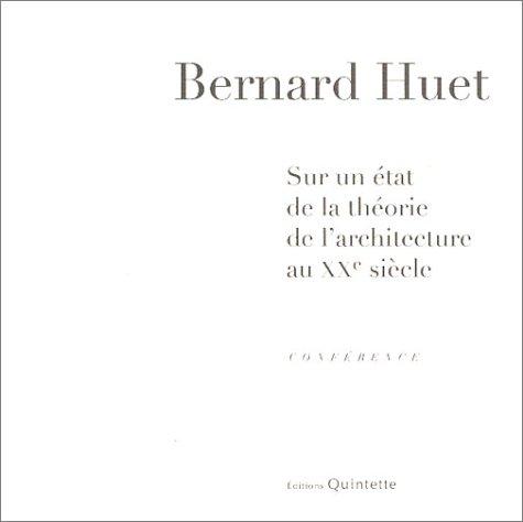 Cover for Sur un état de la théorie de l'architecture au XXe siècle