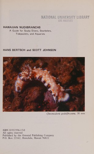 Cover for Hawaiian Nudibranchs
