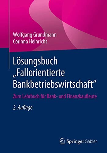 Cover for Lösungsbuch „Fallorientierte Bankbetriebswirtschaft“