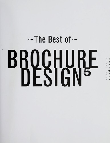 Cover for The best of brochure design.