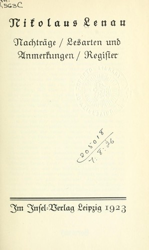 Cover for Sämtliche Werke und Briefe