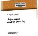 Cover for Separation and/or greeting