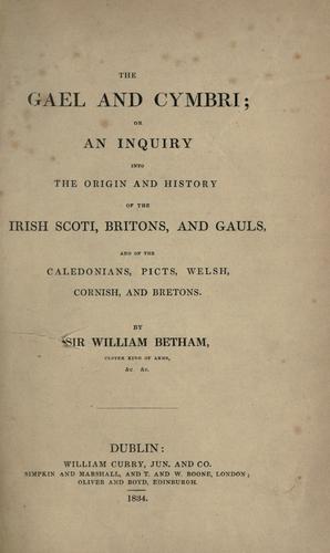 Cover for The Gael and Cymbri