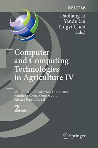Cover for Computer and Computing Technologies in Agriculture IV