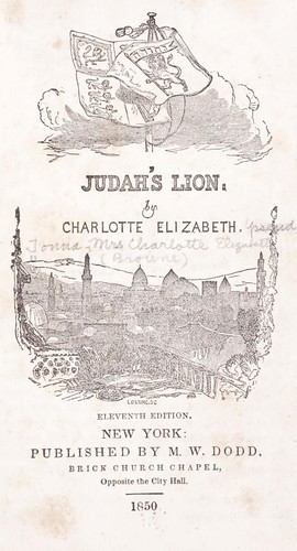Cover for Judah's lion