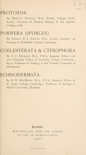 Cover for The Cambridge natural history