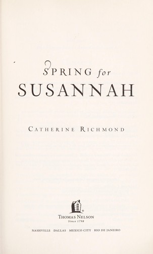 Cover for Spring for Susannah