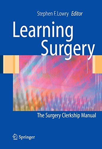 Cover for Learning Surgery