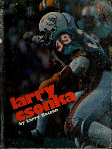 Cover for Larry Csonka