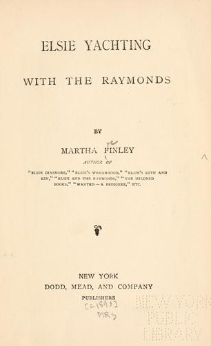 Cover for Elsie yachting with the Raymonds.