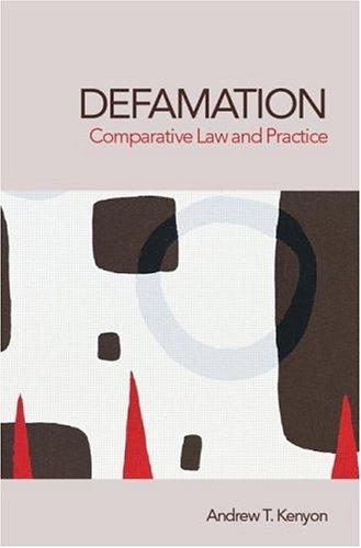 Cover for Defamation
