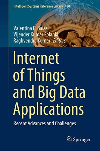 Cover for Internet of Things and Big Data Applications