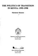 Cover for The politics of transition in Kenya, 1995-1998