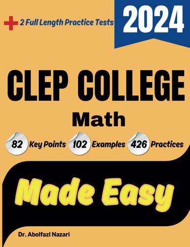 Cover for CLEP College Math Made Easy