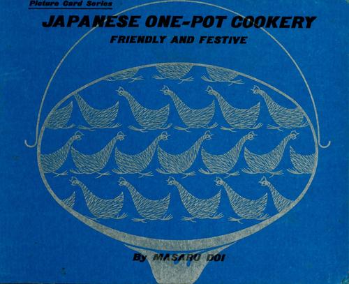 Cover for Japanese one-pot cookery.