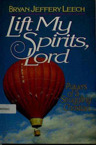 Cover for Lift my spirits, Lord