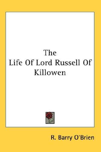 Cover for The Life Of Lord Russell Of Killowen