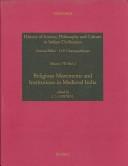 Cover for Religious Movements and Institutions in Medieval India