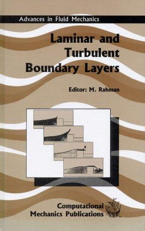 Cover for Laminar and turbulent boundary layers