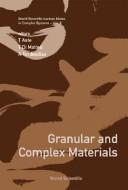 Cover for Granular and complex materials