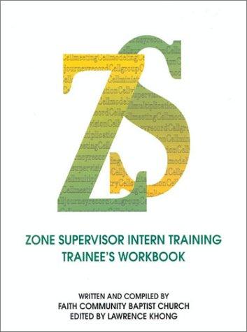 Cover for Zone Supervisor Intern Training Trainee's Workbook