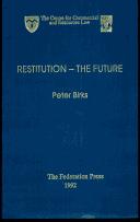 Cover for Restitution