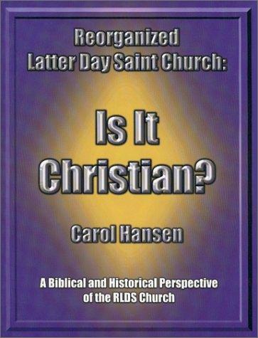Cover for Reorganized Latter Day Saint Church 
