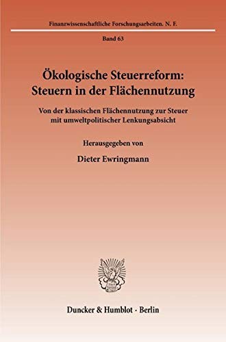 Cover for Ökologische Steuerreform