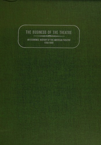 Cover for Business of the Theatre