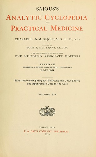 Cover for Analytic cyclopedia of practical medicine