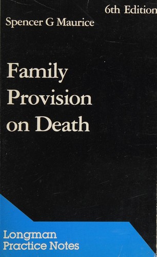 Cover for Family provision on death