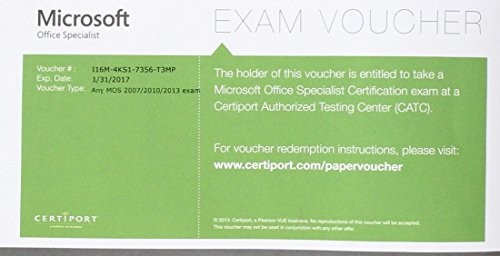 Cover for MOS 2007-2013 Exam Voucher with Retake