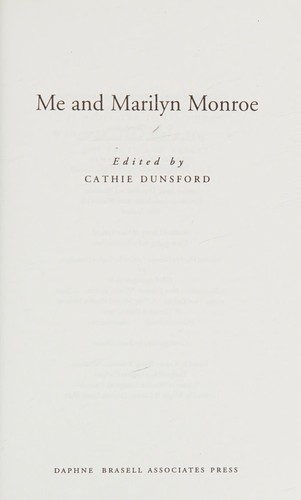 Cover for Me and Marilyn Monroe