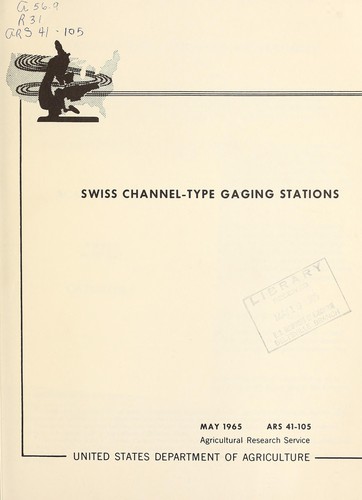Cover for Swiss channel-type gaging stations