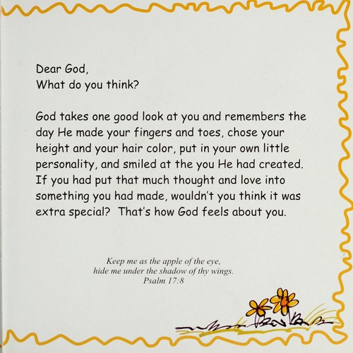 Cover for Dear God, thanks for making me special!