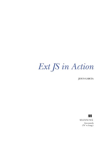 Cover for Ext JS in action