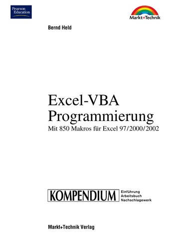 Cover for Excel-VBA-Programmierung