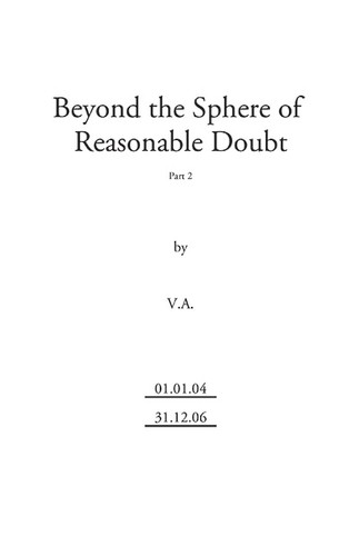 Cover for Beyond the Sphere of Reasonable Doubt (part 2)
