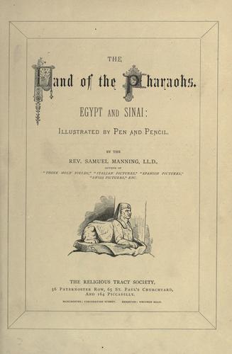 Cover for The land of the Pharaohs
