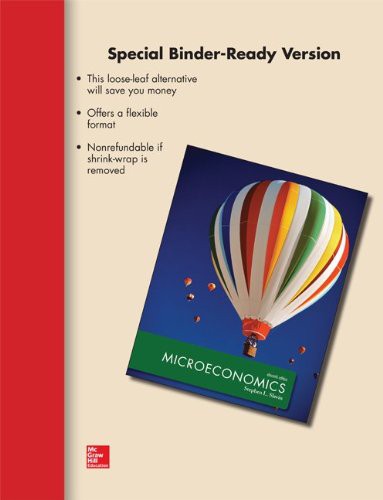 Cover for Loose-Leaf for Microeconomics