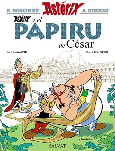 Cover for Astérix y el papiru de César